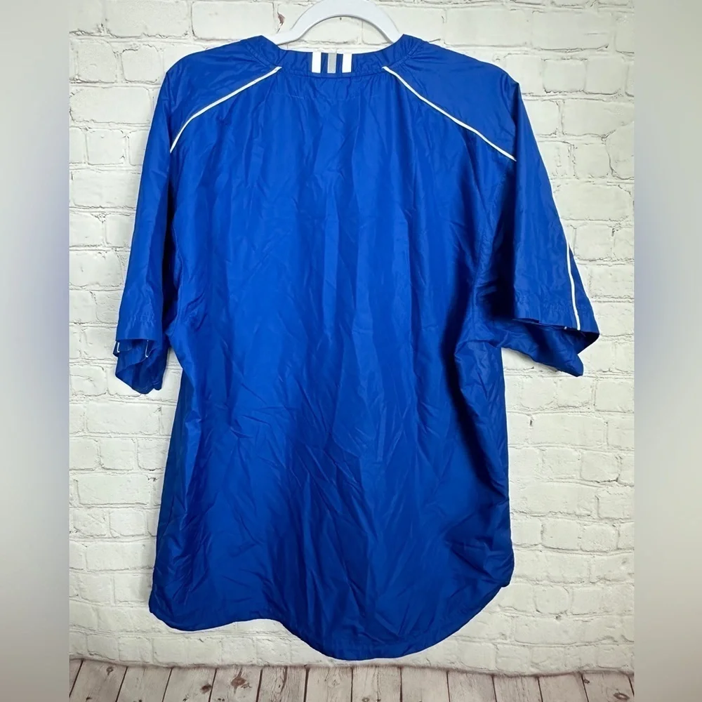 Bixby Spartans Oklahoma Adidas 1/4 zip lighweight short‎ sleeve jacket, sz M